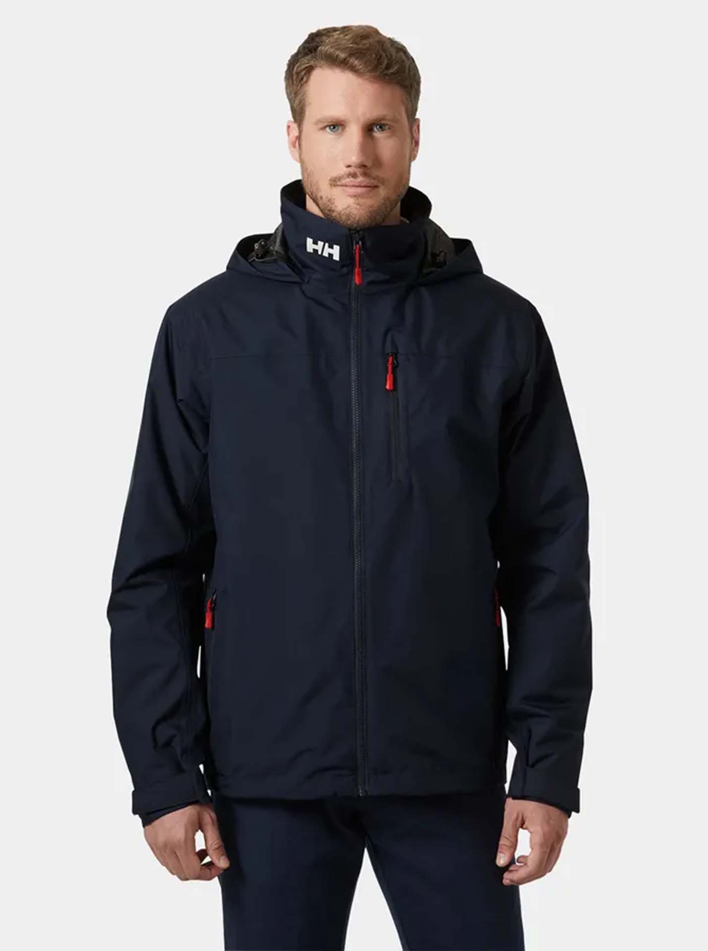 Helly Hansen Crew Hooded Midlayer Jacket 2 Navy XXL