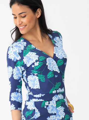 Riptide Romper - Hydrangea Walk in Regatta