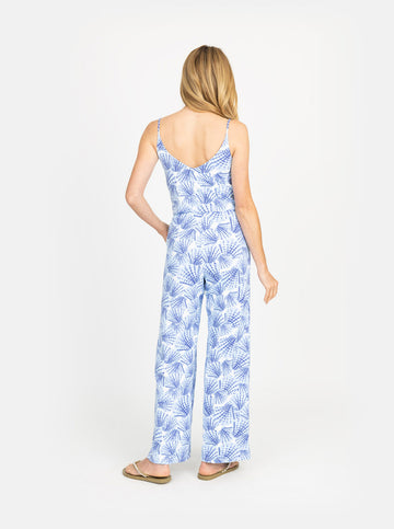Hillary Jumpsuit - Shell We Dance in Blue