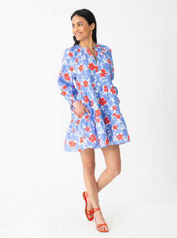 Megan Dress - Wildflower in Poppy