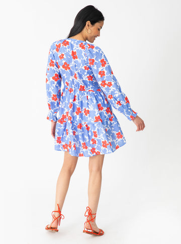 Megan Dress - Wildflower in Poppy