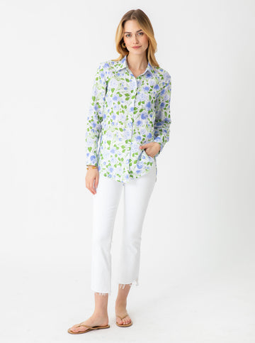 Helen Button Down - Rosebud in Sky