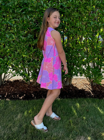 Emily Dress in Glowing Gardenia Pink