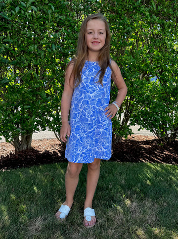 Emily Dress in Secret Garden Regatta