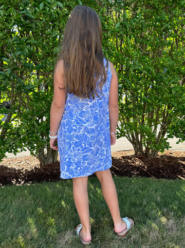 Emily Dress in Secret Garden Regatta