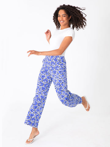 Hillary Pant in Pick Your Petals Monomoy