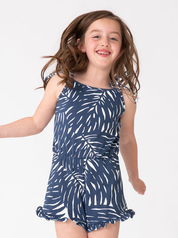 Rosie Romper in Palm Isle Monomoy