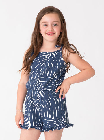 Rosie Romper in Palm Isle Monomoy