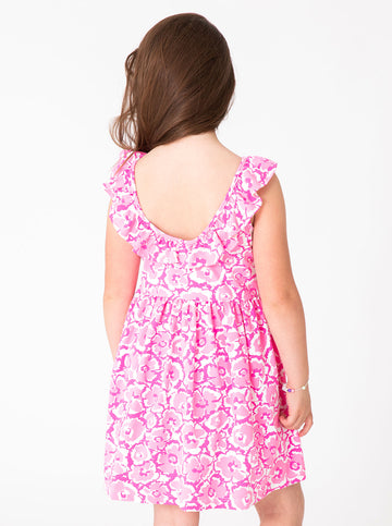 Amelia Dress in Pick Your Petals Pink