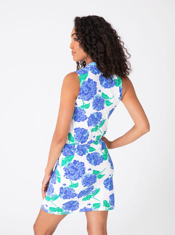 Newport Dress in Hydrangea Walk Chatham