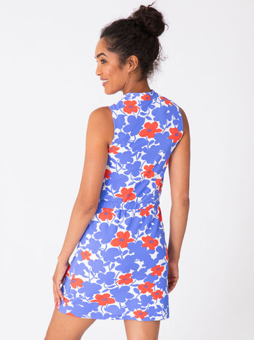 Newport Dress in Wildflower Poppy