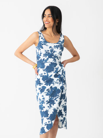 Jetty Dress in Flowers for Evelyn Monomoy