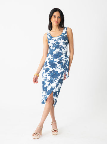 Jetty Dress in Flowers for Evelyn Monomoy