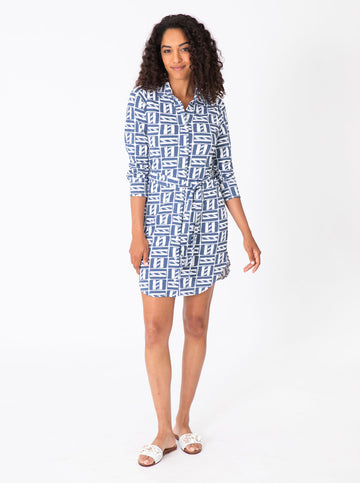 Daybreak Dress - Cape Cod in Navy