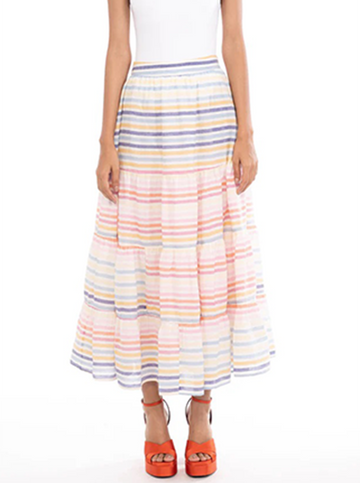 Agatha Skirt in Candy Stripe