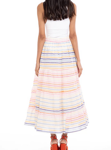 Agatha Skirt in Candy Stripe