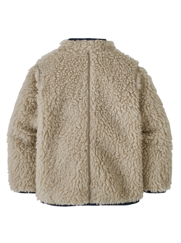 Baby Retro-X® Fleece Jacket - Natural w/Mallow Pink