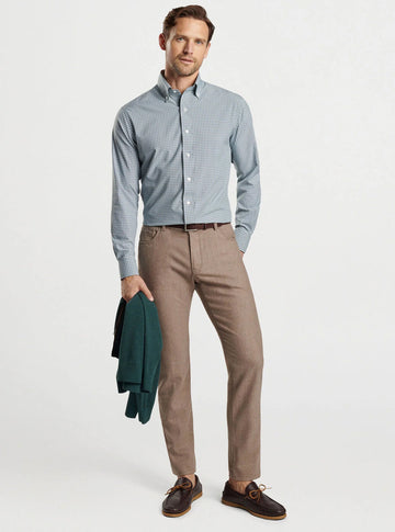 Cheviot Performance Poplin Shirt in Lacinato