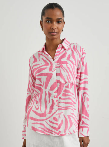 Ellis Shirt in Pink Tiger