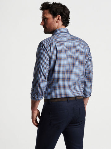 Jean Winter Soft Twill Sport Shirt in Blue Frost