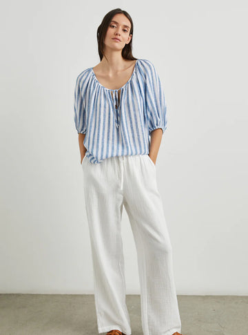 Kirstie Top in Casablanca Stripe