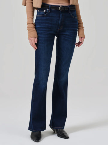 Lilah High Rise Bootcut in Lotus