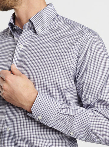 Ludlow Cotton Sport Shirt - Navy