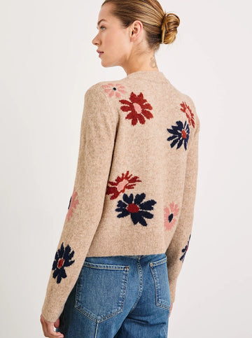 Millie Sweater in Mauve Meadow