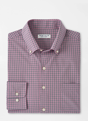 Murray Performance Poplin Sport Shirt in Rosewood