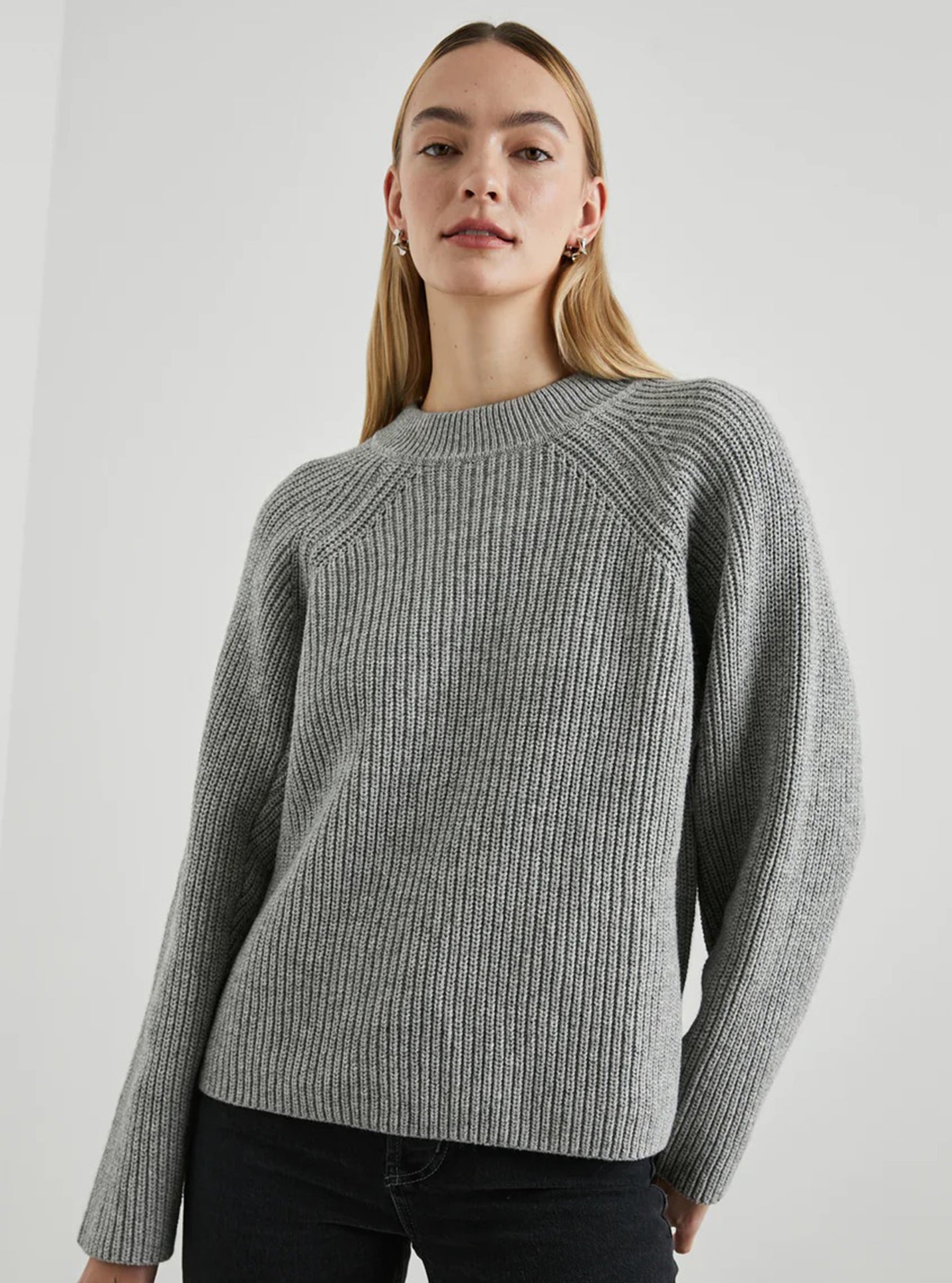 Heather deals grey sweater