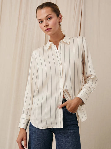 Saige Top in Brixton Stripe