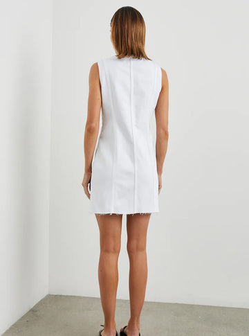 Strand Dress in Salt White