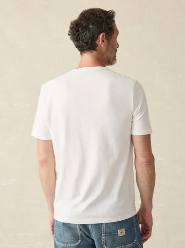 Sunwashed Pocket Tee in White