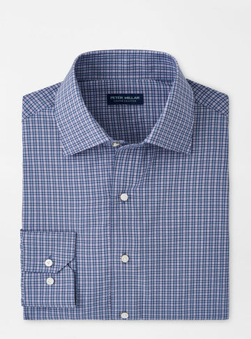 Wicklow Performance Poplin Shirt in Brook Blue