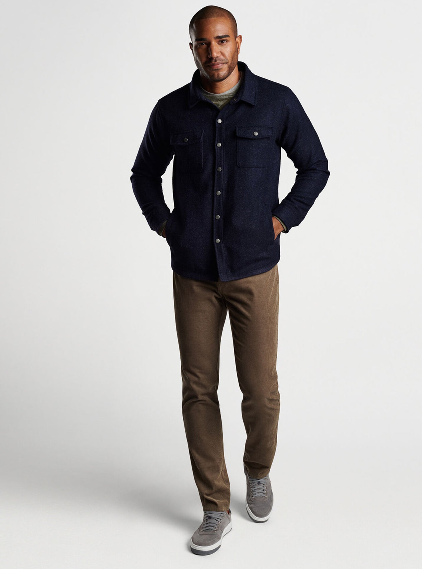 Cashmere Double-Face Shirt Jacket