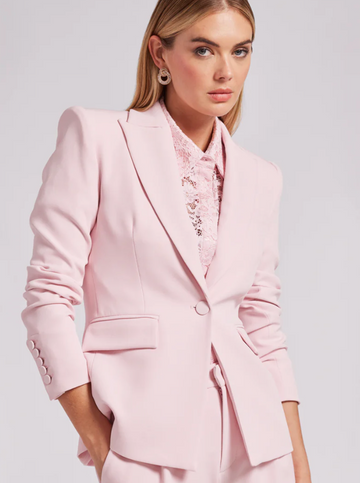 Aimee Crepe Blazer in Ballet Slipper