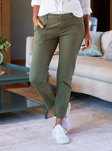 The Italian Utility Pant in Army