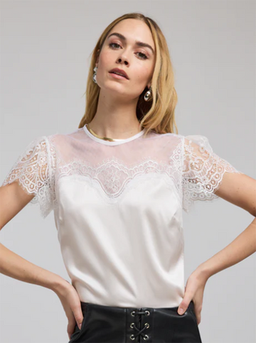 Farren Lace Combo Top