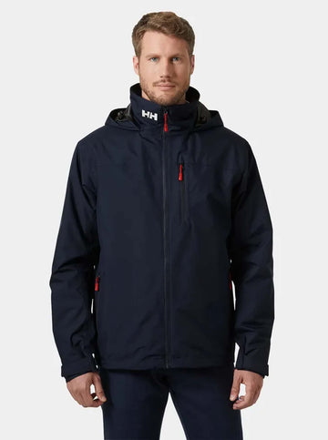 Crew Hooded Midlayer Jacket 2 in Navy