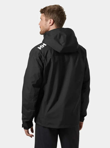 Crew Hooded Midlayer Jacket 2 in Black