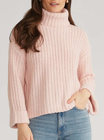 Vida Turtleneck Sweater in Lotus