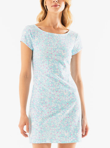 Addie Dress - Beach Blossom in Capri