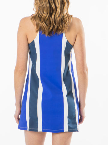 Charlotte Dress - Seaport Stripe in Regatta