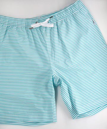 Buddy Suit - Lagoon Stripe in Blue